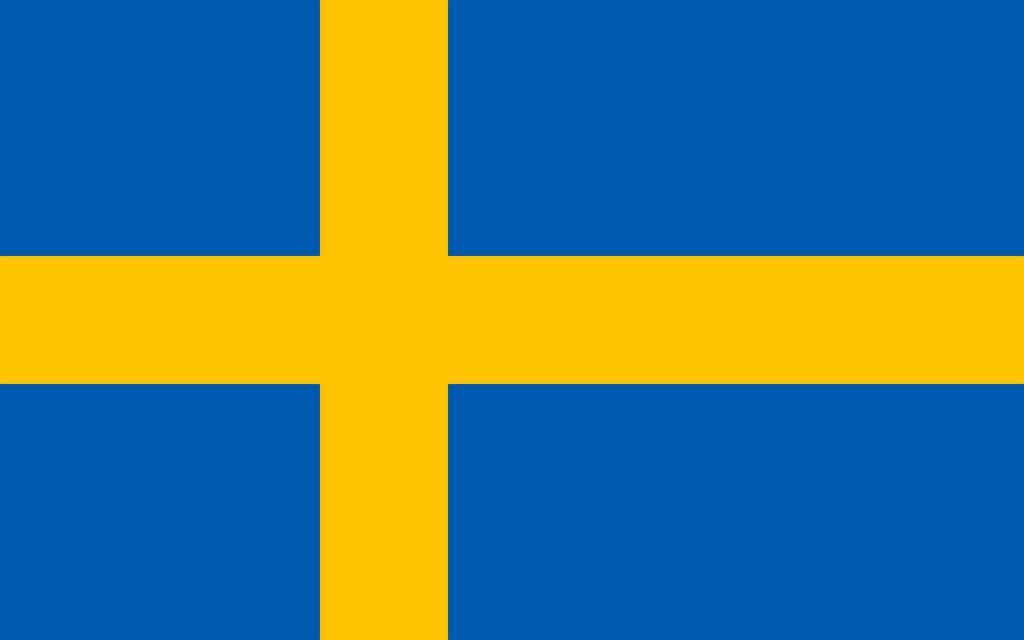 swedia, bendera, negara